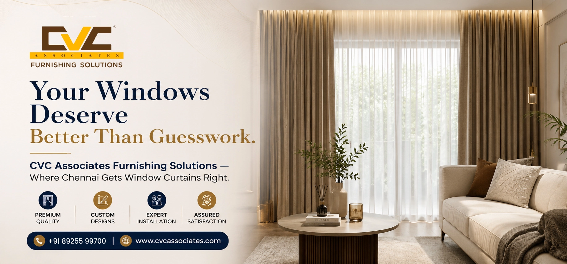 Window Curtain Shop in Chennai: How to Choose the Perfect Curtains for Every Room